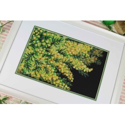 Cross stitch kit "Spring mimosa" SNV-950