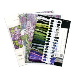 Cross stitch kit "Fragrant lilac" SNV-951
