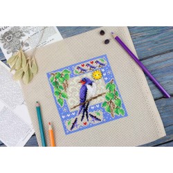 Cross stitch kit "Mini sampler. Summer composition" SNV-972