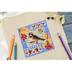 Cross stitch kit "Mini sampler. Autumn composition" SNV-973