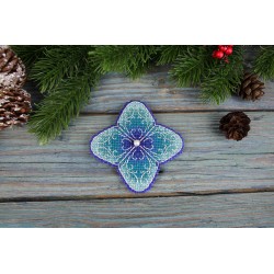 Cross stitch kit "Frosty Flower" SR-1101