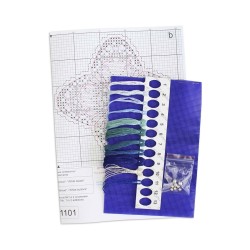 Cross stitch kit "Frosty Flower" SR-1101