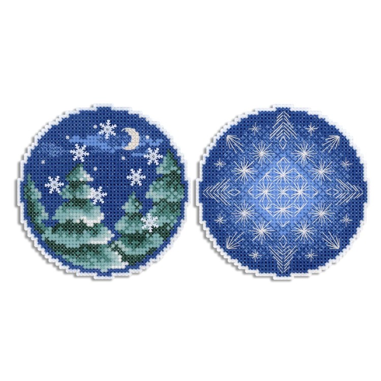 Cross stitch kit "Christmas ball with patterns" SR-1124