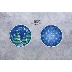 Cross stitch kit "Christmas ball with patterns" SR-1124