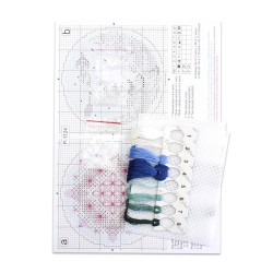 Cross stitch kit "Christmas ball with patterns" SR-1124