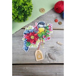 Cross stitch kit "Festive titmouse" SR-1132