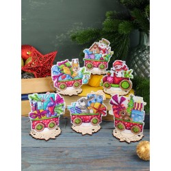 Cross stitch kit "Snow Courier" SR-1133