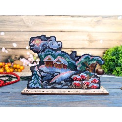 Cross stitch kit "Winter glow" SR-1326