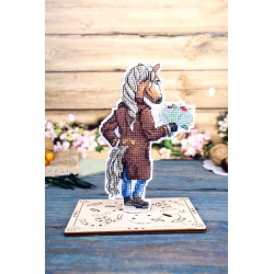 Cross stitch kit "Horse in a coat" SR-1328