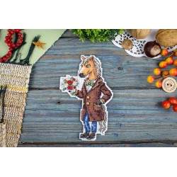 Cross stitch kit "Horse in a coat" SR-1328