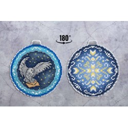 Cross stitch kit "New Year's ball. Winged postman" SR-962
