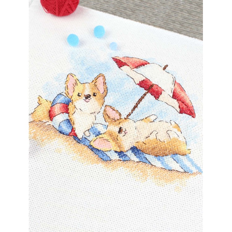 Cross stitch kit "Beach holiday" SM-777