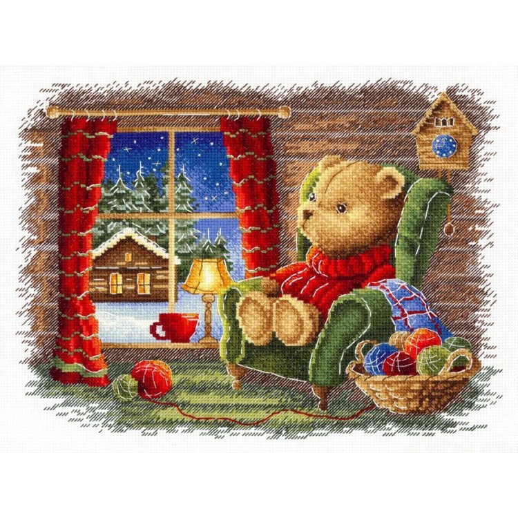 Cross stitch kit "Quiet evening" SNV-925