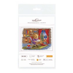 Cross stitch kit "With a Favorite Book" SNV-926