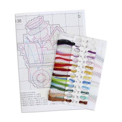 Cross stitch kit "Happiness on Wheels" SR-1136