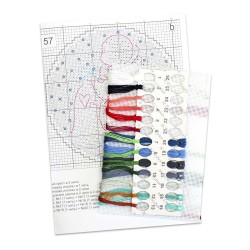 Cross stitch kit "Romantic penguins" SR-1157