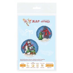 Cross stitch kit "Romantic penguins" SR-1157