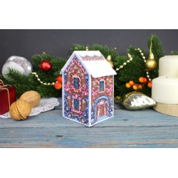 Cross stitch kit "3D toy. A house with patterns" SR-1169
