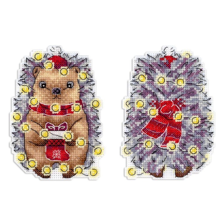 Cross stitch kit "New Year's hedgehog" SR-1173