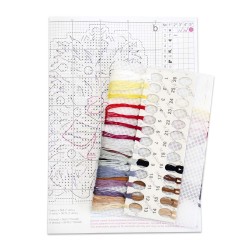 Cross stitch kit "New Year's hedgehog" SR-1173