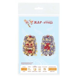 Cross stitch kit "New Year's hedgehog" SR-1173