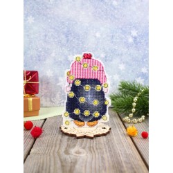 Cross stitch kit "New Year's penguin" SR-1174