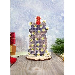 Cross stitch kit "New Year's raccoon" SR-1175