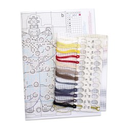 Cross stitch kit "New Year's raccoon" SR-1175