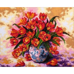 (Discontinued) Diamond Painting Kit Tulips in the Vase 40x50 cm AZ-318