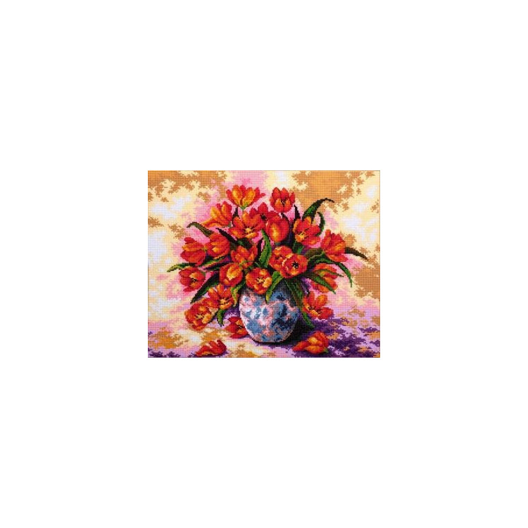 (Discontinued) Diamond Painting Kit Tulips in the Vase AZ-318