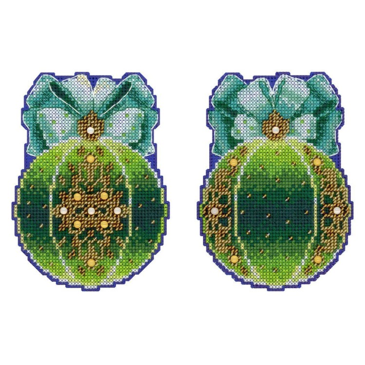 Cross stitch kit "Christmas tree ball. Forest magic" SR-1312