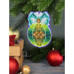 Cross stitch kit "Christmas tree ball. Forest magic" SR-1312
