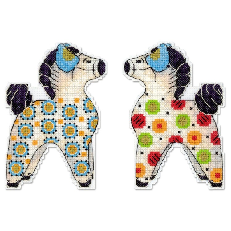 Cross stitch kit "Colorful horse" SR-1324