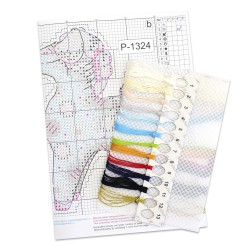 Cross stitch kit "Colorful horse" SR-1324