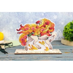 Cross stitch kit "Fiery Horse" SR-1329