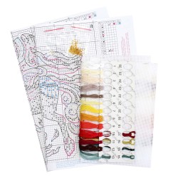 Cross stitch kit "Fiery Horse" SR-1329