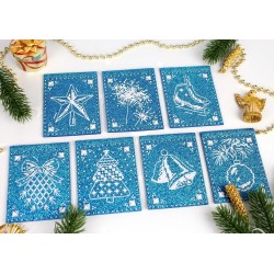 Cross stitch kit "Garland "Lace Miracle" (7 flags)" ST-1001