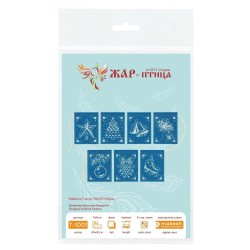 Cross stitch kit "Garland "Lace Miracle" (7 flags)" ST-1001