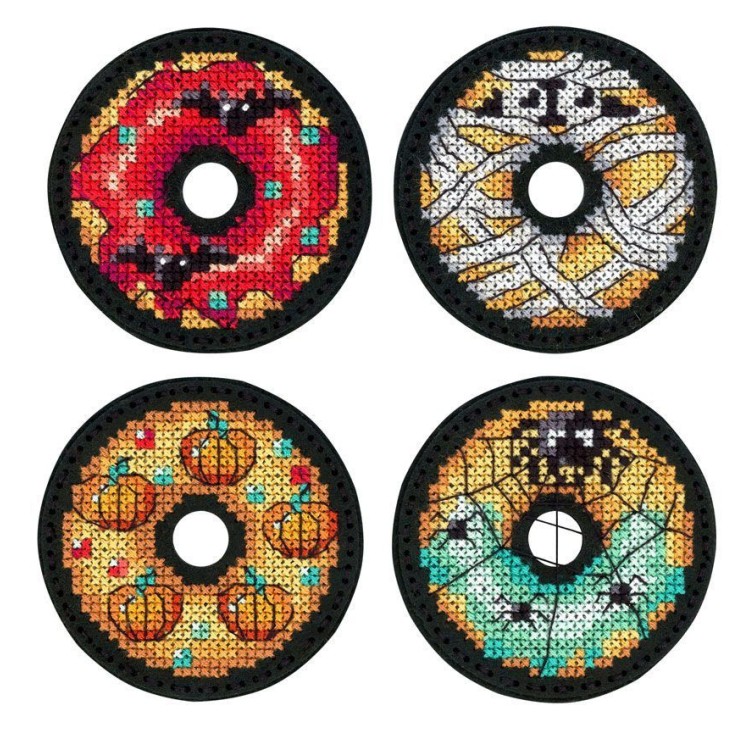 Cross stitch kit "Halloween Donuts. Pins. Magnets" ST-1075