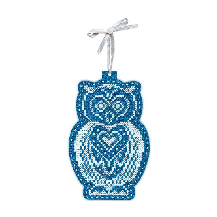 Cross stitch kit "New Year's Toy: Snowy Owl" ST-1087