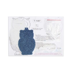 Cross stitch kit "New Year's Toy: Snowy Owl" ST-1087