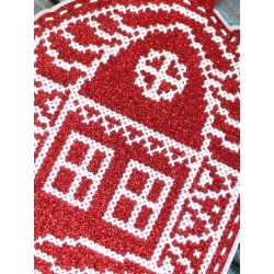 Cross stitch kit "New Year's Toy: House in the snow" ST-1089