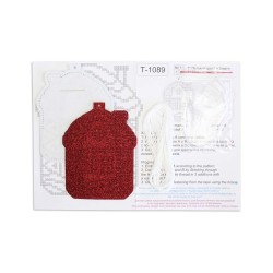 Cross stitch kit "New Year's Toy: House in the snow" ST-1089