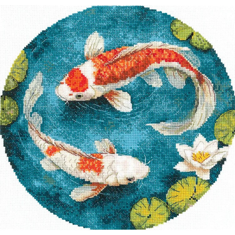 Cross stitch kit "Carps" SANK-71