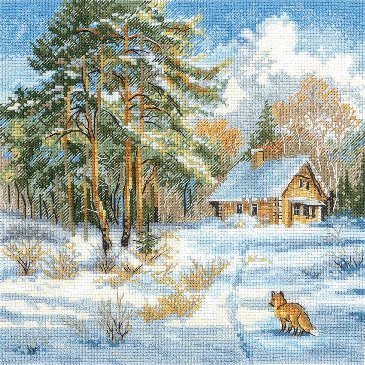 Cross stitch kit "Frost and sun" SANM-42