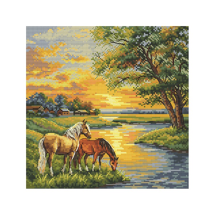 Cross stitch kit "Native lands" SANR-58