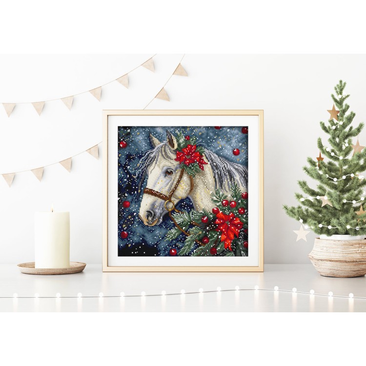 Winter Horse 20X20cm SLETIL9955