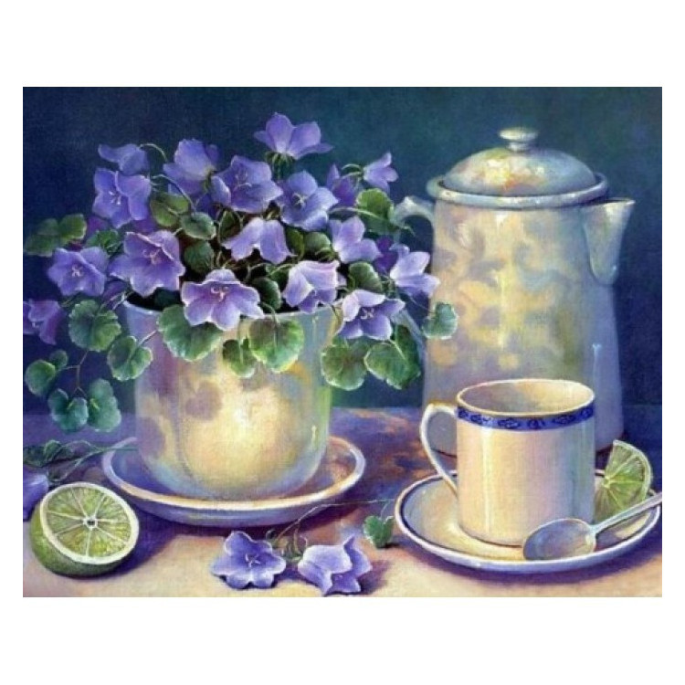 (Discontinued) Diamond painting kit Awaiting the Evening 50х40 cm AZ-1372