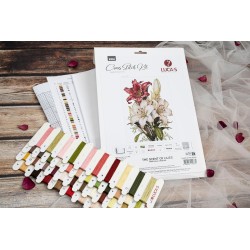 Cross Stitch Kit. "The Scent of Lilies" 24 x 34 cm SB7054
