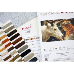 Набор для вышивания крестиком. "Нежный дух леса" 52 x 32 см SB724